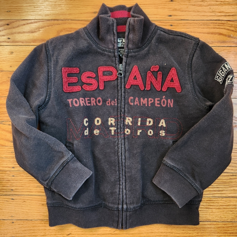 Lucky Brand España full zip sweatshirt size 4 years
